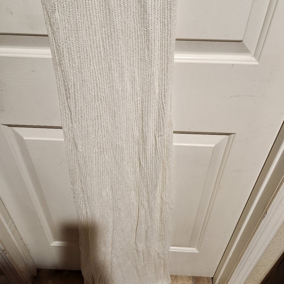 Anna October J.Crew Sheer Bridal White Sweater Dress Coastal Beach Medium - Picture 14 of 15